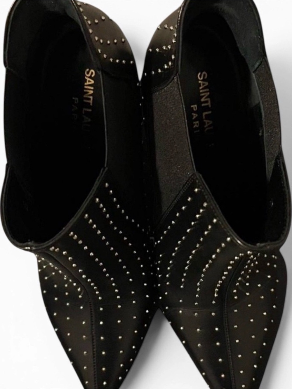 Saint Laurent black leather ankle boots Size 36 - Picture 4 of 7